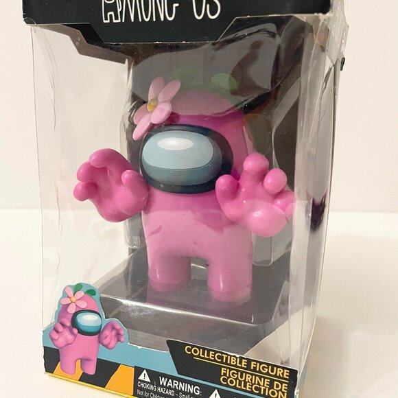 Among Us Crewmates Pink With Flower Toikido Collectible Figure Figurine - Picture 14 of 16